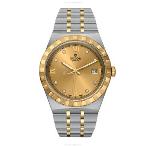 Tudor Royal M28503-0005 Automatic Watch - 38mm Champagne Dial | Steel & Gold