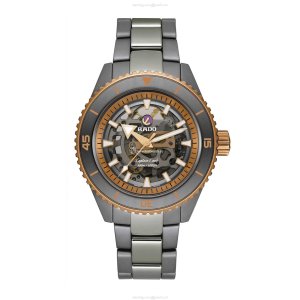 Rado Captain Cook R32148162 | Automatic Grey Dial | 43mm Steel & Rose Gold