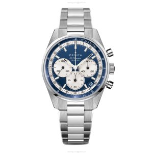 Zenith Chronomaster Original Automatic Blue Dial Watch - 38mm Stainless Steel
