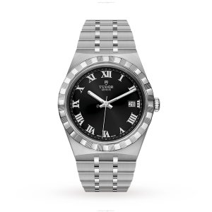 Tudor Royal M28500-0003 | 38mm Stainless Steel Quartz Watch - Black Dial