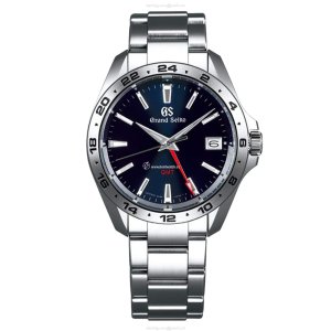 Grand Seiko Sport SBGN005 Quartz GMT Blue Dial - 39mm Stainless Steel