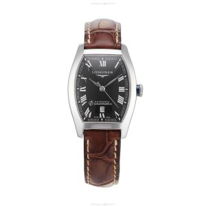 Longines Evidenza L2.142.4.51.4 | 26mm Automatic Watch | Black Dial & Steel Case
