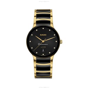 Rado Centrix R30022742 | Black Dial | Diamond Dots | 39.5mm