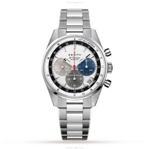 Zenith Chronomaster Original 38mm Silver Dial - Automatic Stainless Steel Watch