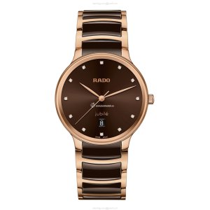 Rado Centrix R30023732 | Brown Dial | Steel & Ceramic | Quartz Watch