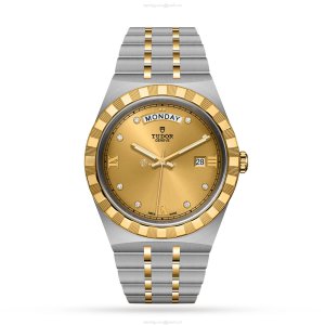 Tudor Royal M28603-0006 Automatic Watch - 41mm Champagne Dial | Steel & Gold