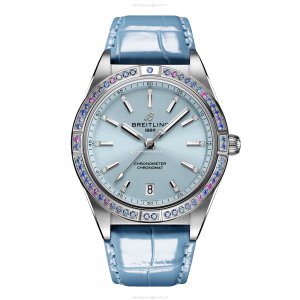 Breitling Chronomat G10380611C1P1 | 36mm Blue Dial | Automatic | Stainless Steel & White Gold