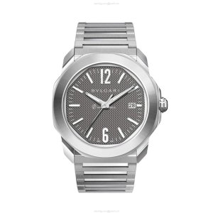 Bvlgari Octo Roma 103740 Automatic Watch - 41mm Grey Dial - Stainless Steel
