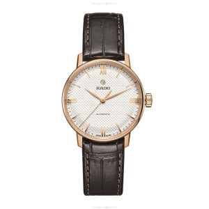 Rado Coupole Classic Automatic Watch - 32mm White Dial | Stainless Steel & Rose Gold