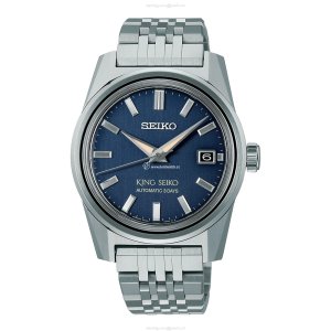 Seiko King Seiko SPB389J1 Automatic Blue Watch - 38.3mm Stainless Steel