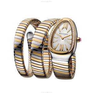 Bvlgari Serpenti 103797 Grey Dial Replica Watch | 35mm Stainless Steel Quartz