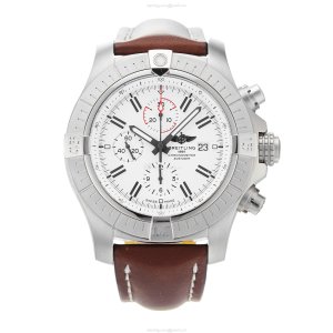 Breitling Avenger A133751A1A1X1 | 48mm Stainless Steel Automatic Watch - White Dial