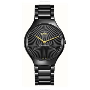 Rado True Thinline R27113152 Automatic - Black Ceramic & Titanium Watch