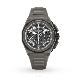 Zenith Defy Titanium Automatic Black Watch - 41mm Case | 100M Water Resistant