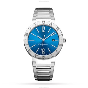 Bvlgari Bvlgari 103720 Automatic Watch - 41mm Blue Dial | Stainless Steel