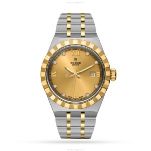 Tudor Royal 28mm Automatic Watch - Champagne Dial - Stainless Steel & Gold