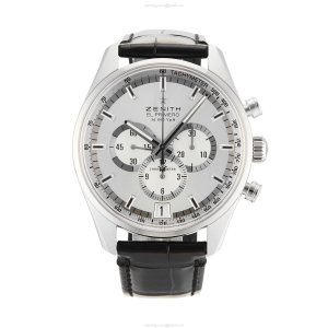Pre-Owned Zenith El Primero 42mm Automatic Silver Dial - Stainless Steel