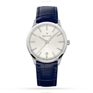 Zenith Elite Automatic Silver Watch - 40.5mm Stainless Steel