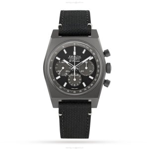 Zenith Chronomaster Forged Carbon Automatic Black Watch - 37mm