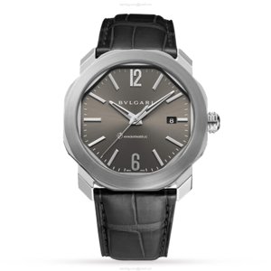 Bvlgari Octo 102855 Automatic Grey Watch - 41mm Stainless Steel