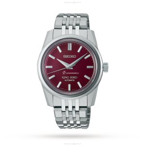 Seiko King Seiko SPB287J1 Automatic Watch - Red Dial - 37mm Stainless Steel