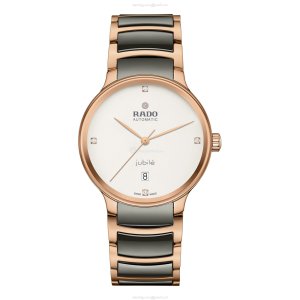 Rado Centrix Automatic Silver Dial | 39.5mm Stainless Steel & Rose Gold