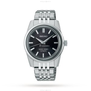 Seiko King Seiko SPB283J1 Automatic Watch - 37mm Black Dial - Stainless Steel