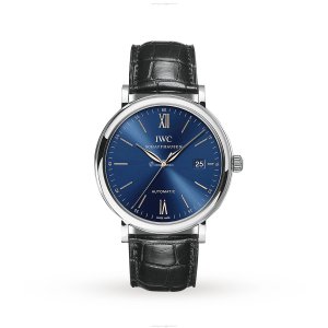 IWC Portofino IW356523 Automatic Watch - 40mm Stainless Steel Blue Dial