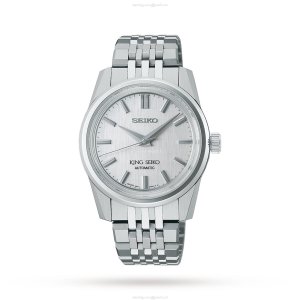 Seiko King Seiko SPB281J1 Automatic Silver Watch - 37mm Stainless Steel