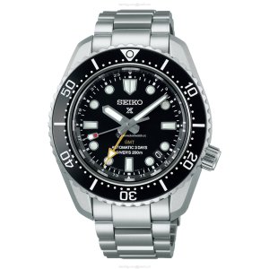 Seiko Prospex SPB383J1 Automatic Diver GMT Watch - 42mm Black Dial