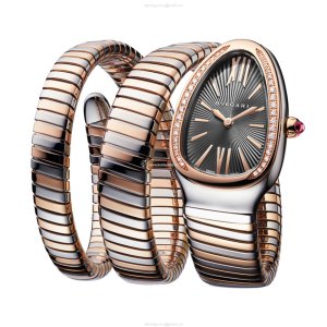 Bvlgari Serpenti 102680 Replica Watch | 35mm Grey Dial | Steel & Gold
