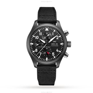IWC Pilot IW389101 Ceramic Automatic Black Watch - 44.5mm