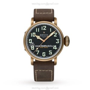 Zenith Pilot Bronze Automatic Watch - 45mm Black Dial | Replica