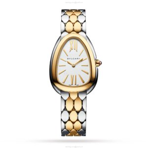 Bvlgari Serpenti Seduttori 103671 | 33mm Black Dial | Stainless Steel Quartz Watch