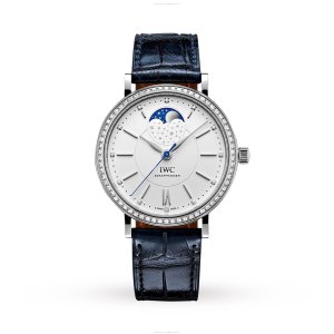 IWC Portofino IW459008 Automatic Watch - 37mm Stainless Steel - White Dial