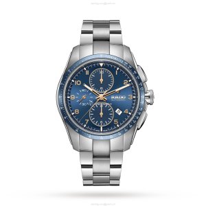 Rado HyperChrome Automatic Chronograph - Blue Dial - 44mm Stainless Steel