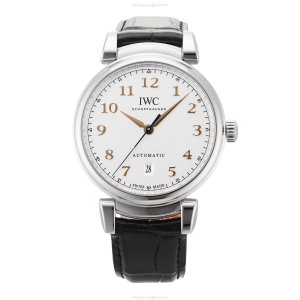 IWC Da Vinci IW356601 Automatic Watch - 40mm Stainless Steel & Silver Dial