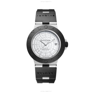 Bvlgari Aluminium Automatic Silver Watch - 40mm Case & 100m Water Resistant