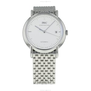 IWC Portofino IW353303 Automatic Watch - 38mm Stainless Steel - White Dial