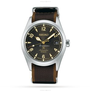 Seiko Alpinist SPB211J1 Automatic Watch - 38mm Brown Dial - 200m Water Resistant