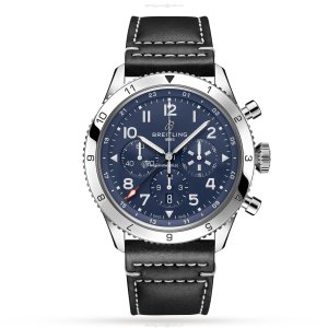 Breitling Aviator 8 AB04451A1C1X1 | 46mm Stainless Steel Automatic Blue Watch