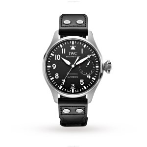 IWC Pilot IW501001 Automatic Watch - 46mm Stainless Steel - Black Dial