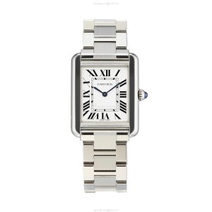 Cartier Tank W5200013 Ladies Watch - 24mm Stainless Steel & Quartz