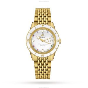 Rado Captain Cook R32117708 | 37mm Automatic White Dial | 100m Water Resistant