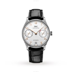 IWC Portugieser IW500704 Automatic - 42.5mm Stainless Steel White Dial Watch