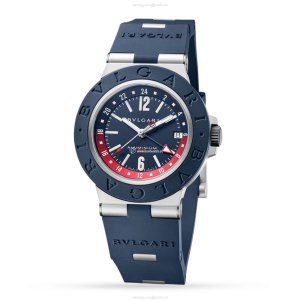 Bvlgari Aluminium Automatic Blue Watch - 40mm Case | 100m Water Resistant