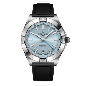Breitling Chronomat 40mm Automatic Blue Dial - Stainless Steel & Platinum