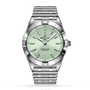 Breitling Chronomat A77310101L1A1 | 32mm Stainless Steel | Green Dial | Quartz