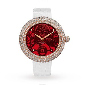 Jacob & Co Ladies Rose Gold Mechanical Red Watch - 44mm | Replica