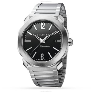 Bvlgari Octo 102704 Automatic Watch - 41mm Black Dial - Stainless Steel